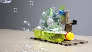 How To Make a Bubble Machine using DC Motor at home - Mr H2 Diy