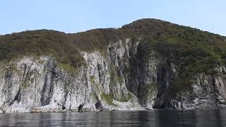 下北半島　仏ヶ浦の船旅