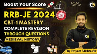 RRB JE 2024, CBT-1 | History Revision Through Question Practice - 2 | GB LIONS #rrb #cbt1 #history