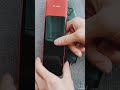 Nokia 2720 in red  unboxing