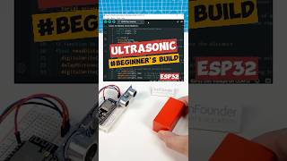 How to Use an Ultrasonic Sensor with ESP32 (Serial Monitor Output) #electronics #esp32project