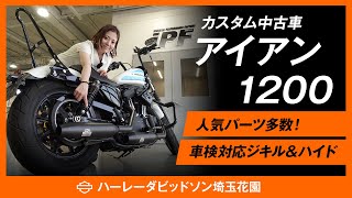 ジキル＆ハイド車検対応マフラーまで！カスタム盛沢山なアイアン1200！