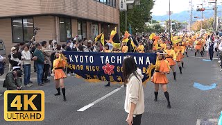 京都橘高校吹奏楽部 | 長岡京ガラシャ祭り 2024 パレード | KYOTO TACHIBANA SHS BAND | 2024年11月10日