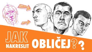 JAK NAKRESLIT OBLIČEJ? Jednoduchý postup a proporce | [CZ] Návod