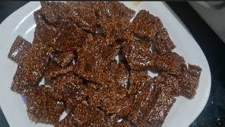 til aur gud ki chikki recipe at home very delicious 😋| तिल और गुड़ की चिक्की ररेसिपीat home 😋😋😋