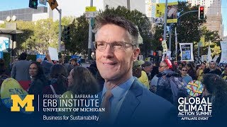 The Erb Institute Talks Business Sustainability at Global Climate Action Summit