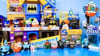 Batman Imaginext Playset Toys Mega Opening Kinder Surprise Egg Hunt Spiderman Disney Cars Toy Club