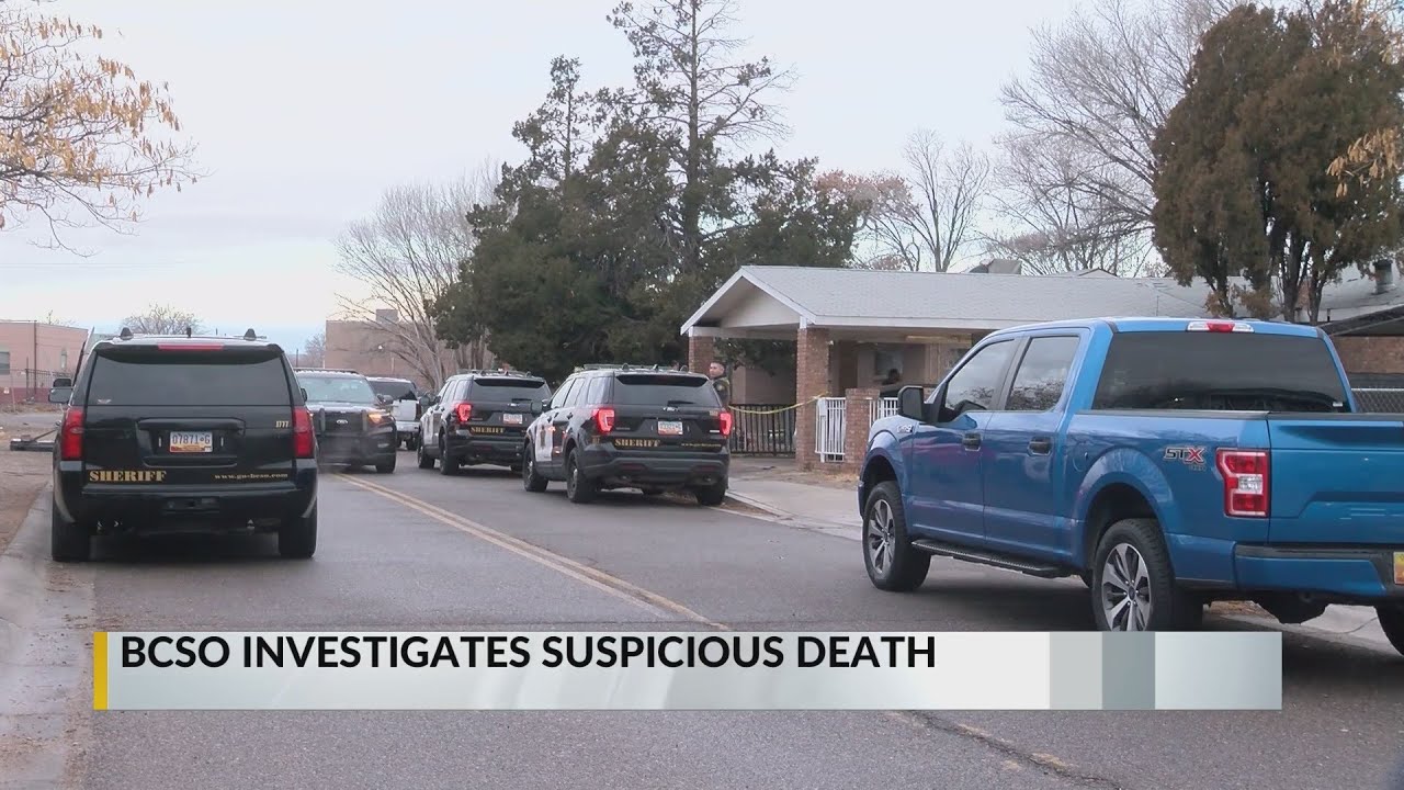 BCSO Investigating Suspicious Death In Southwest Albuquerque - YouTube