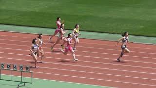 東北インカレ　女子200m決勝　20190519　亀山