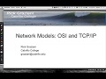 Network Models: OSI and TCP/IP