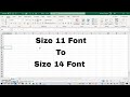 How To Change The Document Default Font Size In Microsoft Excel With Ease!