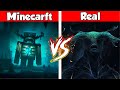 MINECRAFT WARDEN IN REAL LIFE! Minecraft vs Real Life