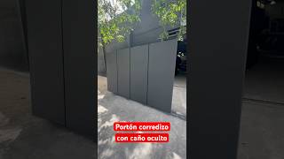 Portón corredizo con caño oculto y puerta de escape ! Consúltanos al WhatsApp +5491134039023