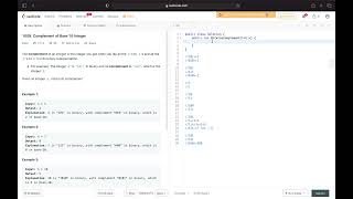 Complement of Base 10 Integer #leetcode #csharp #easy