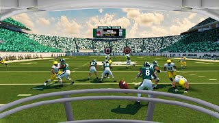 First Person View mode in a College Football Game! NCAA Football 14 Revamped Gameplay MSU vs ND