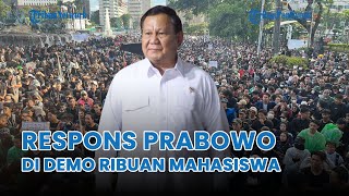 ®️🔴 Respons Prabowo Didemo Ribuan Mahasiswa❗Muncul Tagar #KaburAjaDulu, Nilai Banyak yang Pesimis