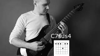 12#GuitarChords - C7sus4