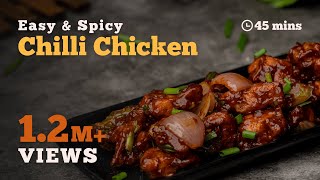 Chilli Chicken Recipe | Restaurant-Style Chilli Chicken Dry | Tasty Chinese Recipe | Cookd