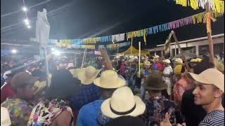 chegada do maracatu Leão mimoso na cidade de Araçoiaba-PE