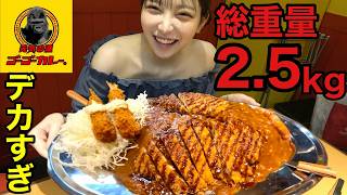 【大食い】ゴーゴーカレーのメニュー最重量デカ盛り2.5kgカレーがデカすぎる！