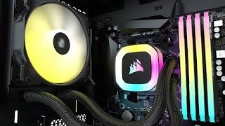 UNBOXING CORSAIR H55 RGB  120mm All-in-One Liquid CPU Cooler