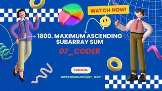 1800.📌 ✍🏻Maximum Ascending Subarray Sum🥳 || Java✍🏻|| JavaScript✍🏻 || TypeScript✍🏻