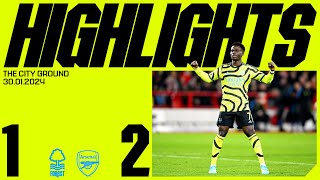 HIGHLIGHTS | Nottingham Forest vs Arsenal (1-2) | Gabriel Jesus, Saka
