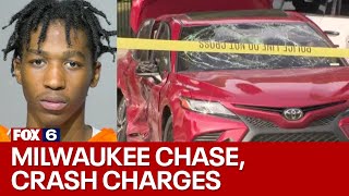 Milwaukee police chase, crash, man charged | FOX6 News Milwaukee