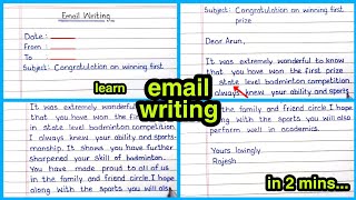 Email | Email writing | how to write email | Email writing format | English Writing |