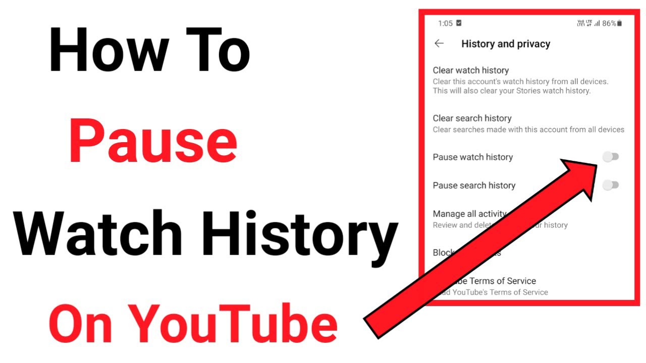 How To Pause Watch History On Youtube - YouTube