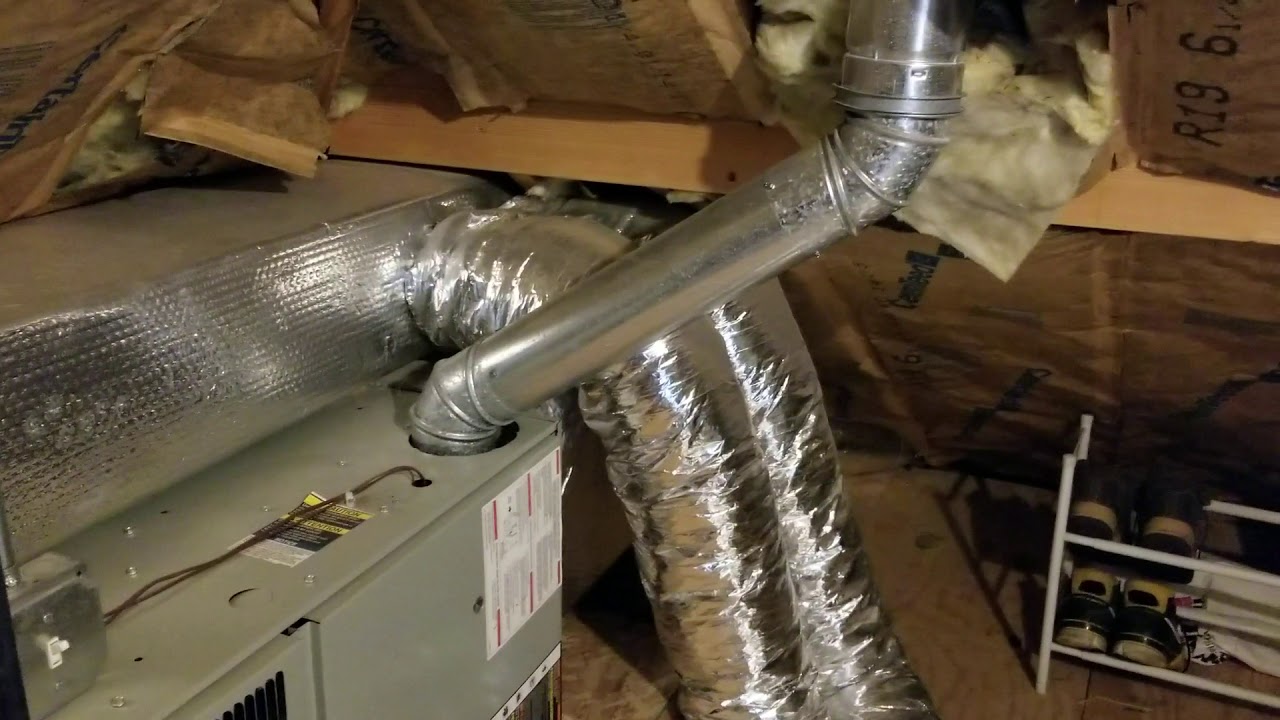 Furnace Flue Pipe - YouTube