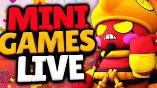 Playing minigames with viewers in Brawl Stars Live Stream ✨️ 👌 (talking with viewers)