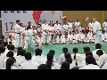 jka karate girls kumite practice under shiina sensei during jkawf india 7th karate camp.