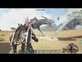 ark survival evolved official pvp x1 solo get hit with god microraptor xd