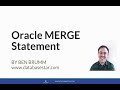 Oracle SQL MERGE Statement