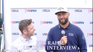 Jon Rahm gives Conor Moore some Golf Impression "tips"
