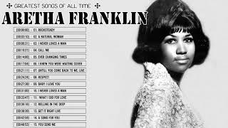 The Best Of Soul Aretha Franklin 70's 80's  - Classic Songs Playlist