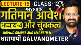 L-15, धारामापी Galvanometer, अध्याय-4 गतिमान आवेश तथा चुम्बकत्व | Class-12 Physics | कक्षा-12 भौतिकी