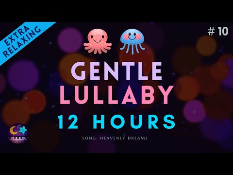 Sleep music 12 hour lullaby dark screen – Lullaby for babies to go to sleep #10 "Heavenly Dreams"