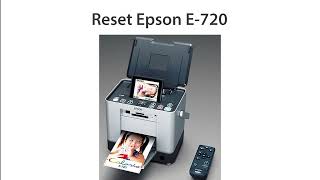 Reset Epson E 720 Wicreset Key