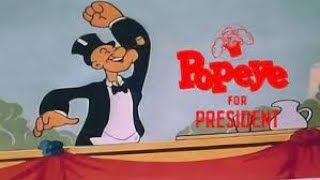 Popeye The Sailor  Man | Popeye for President | Classic cartoon #cartoon #comedy #classiccartoons