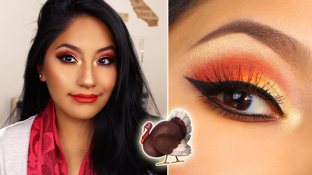 Thanksgiving Fall Colors Makeup Tutorial Saubhaya Makeup