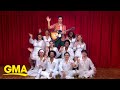 ‘A Beautiful Noise’ cast performs ‘Sweet Caroline’ on 'GMA' l GMA