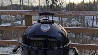 Slowly smoked Christmas ham!