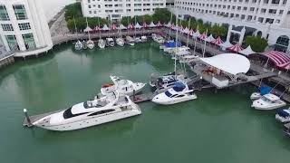 Amazing Aerial View of the Straits Quay Marina