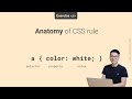 Anatomy of CSS Rule -  🚀 Exercise - CSS selectors #css #CSSselectors