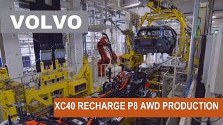 2021 Volvo XC40 Recharge P8 AWD Production: Manufacturing Plant in Ghent / Belgium