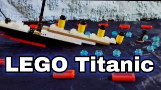 LEGO Titanic sinking stopmotion animation