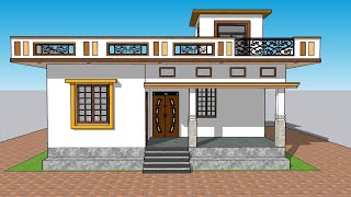 30X30 में 3 बेडरूम के साथ डिजाइन, 3 Bedroom House Plan idea #900sqfeet #3bedroom #30X30