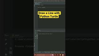 Draw a Line with Python Turtle